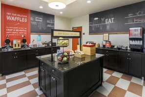 Free daily on-the-go breakfast
