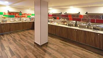 Free daily buffet breakfast