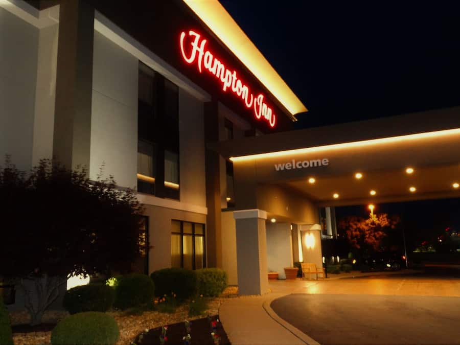 Front of property - evening/night