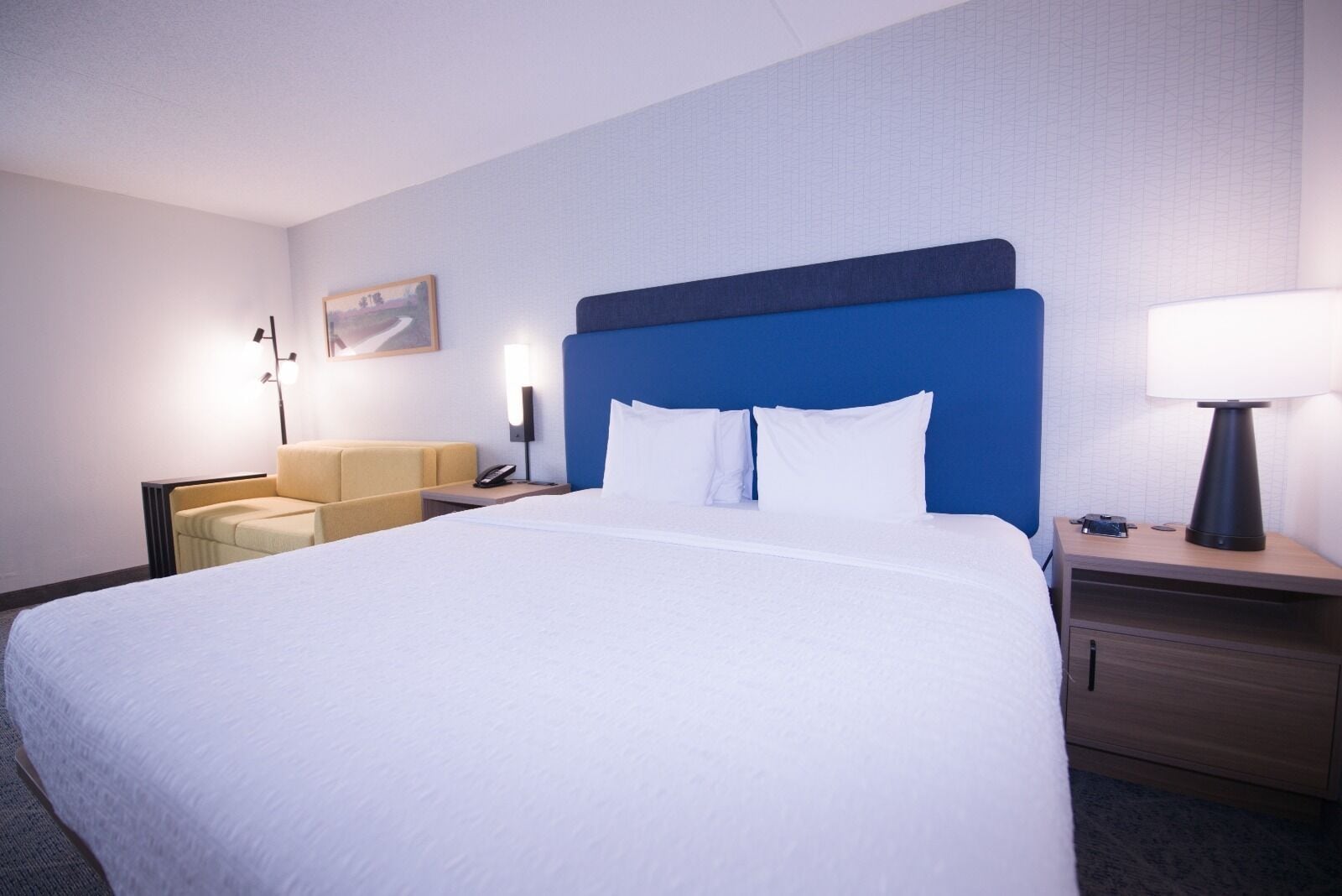 room, 1 king bed, non smoking | premium bedding, down duvets, blackout curtains, iron/ironing board