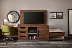 In-room safe, desk, iron/ironing board, free cribs/infant beds