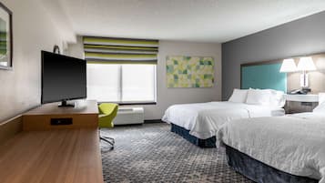 Hypo-allergenic bedding, down comforters, pillowtop beds, minibar