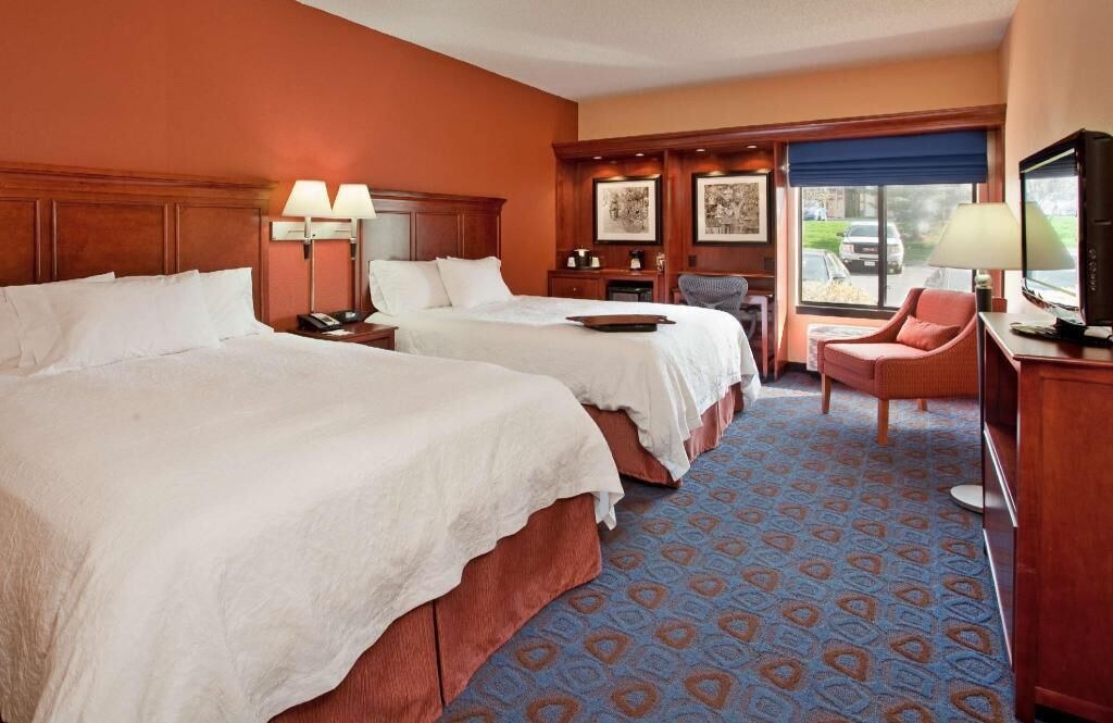 Hypo-allergenic bedding, down comforters, pillowtop beds, minibar