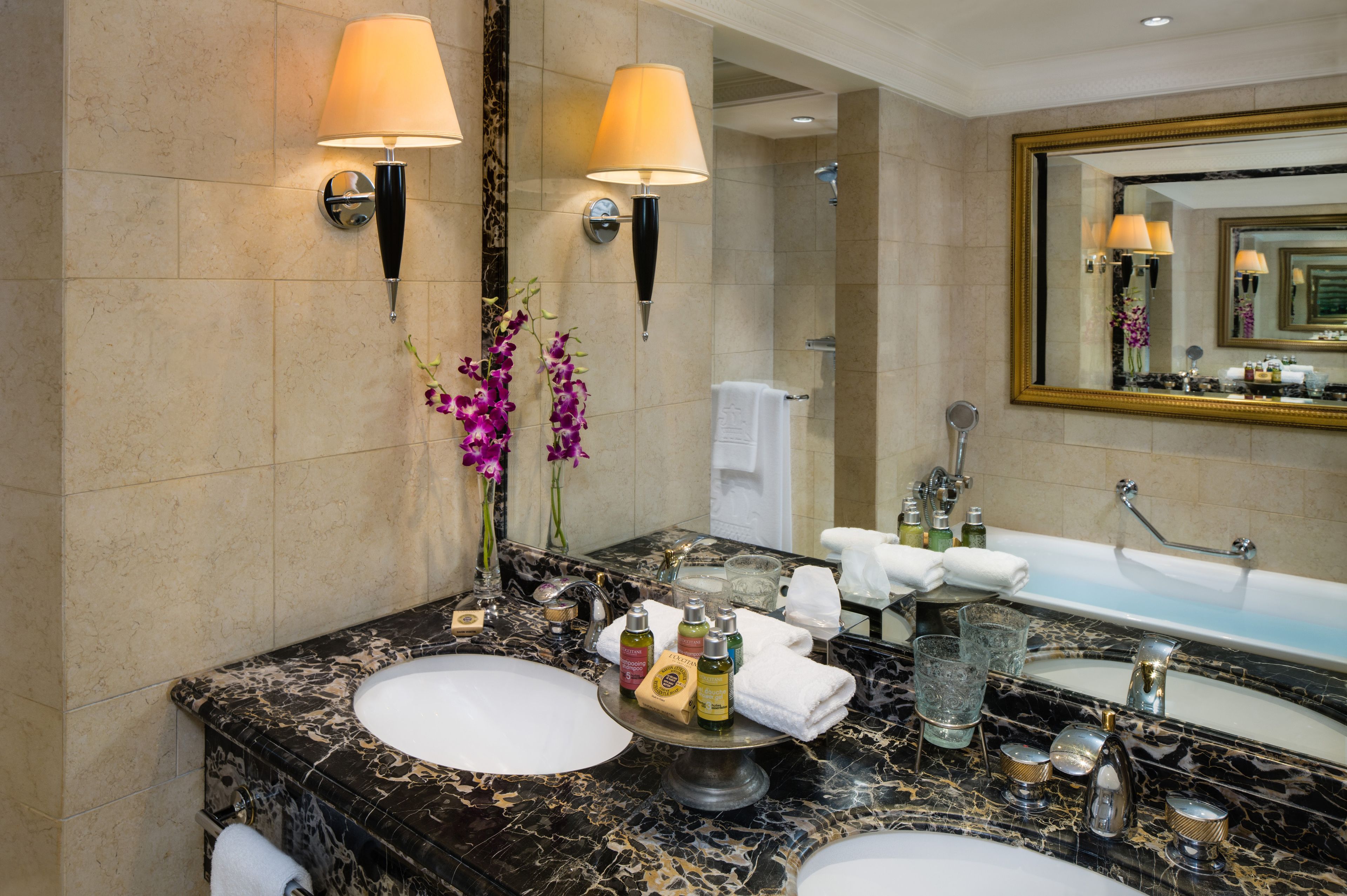 Suite, 1 King Bed (Diplomatic) | Bathroom | Free toiletries, hair dryer, bathrobes, bidet
