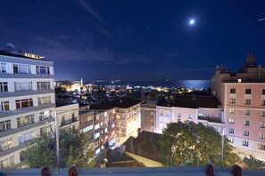 Vue sur la ville depuis l’hébergement