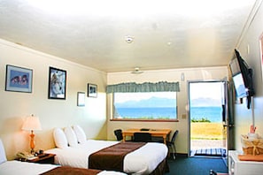 Premium Room, 2 Queen Beds, Lanai, Beach View