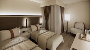 Chambre Standard Double ou avec lits jumeaux | Literie de qualité supérieure, minibar, coffres-forts dans les chambres