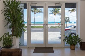 Interior entrance