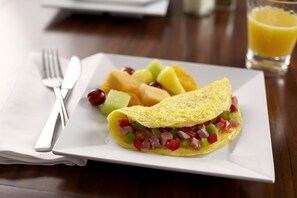 Free daily on-the-go breakfast