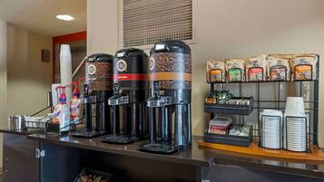 Free daily on-the-go breakfast