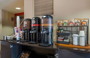 Free daily on-the-go breakfast