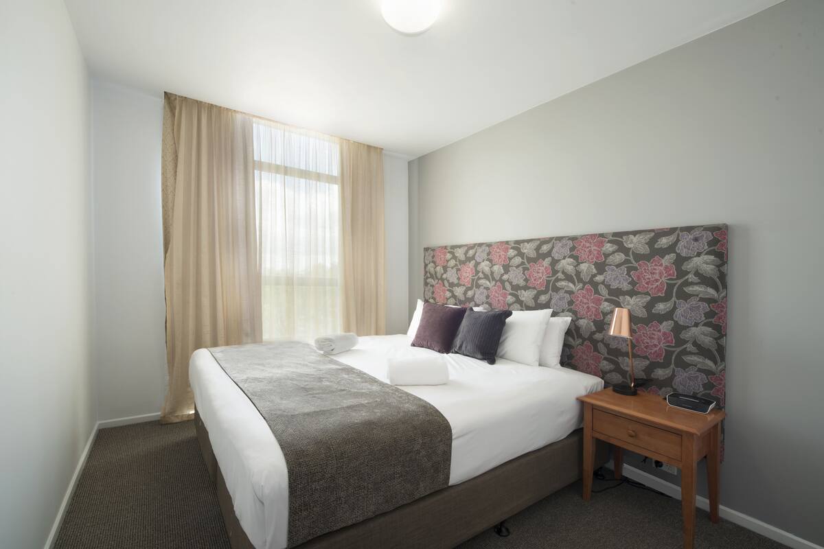 Premium bedding, pillow-top beds, desk, soundproofing