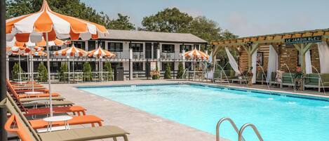 Indoor pool, seasonal outdoor pool