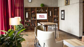 Sala de estar en el lobby