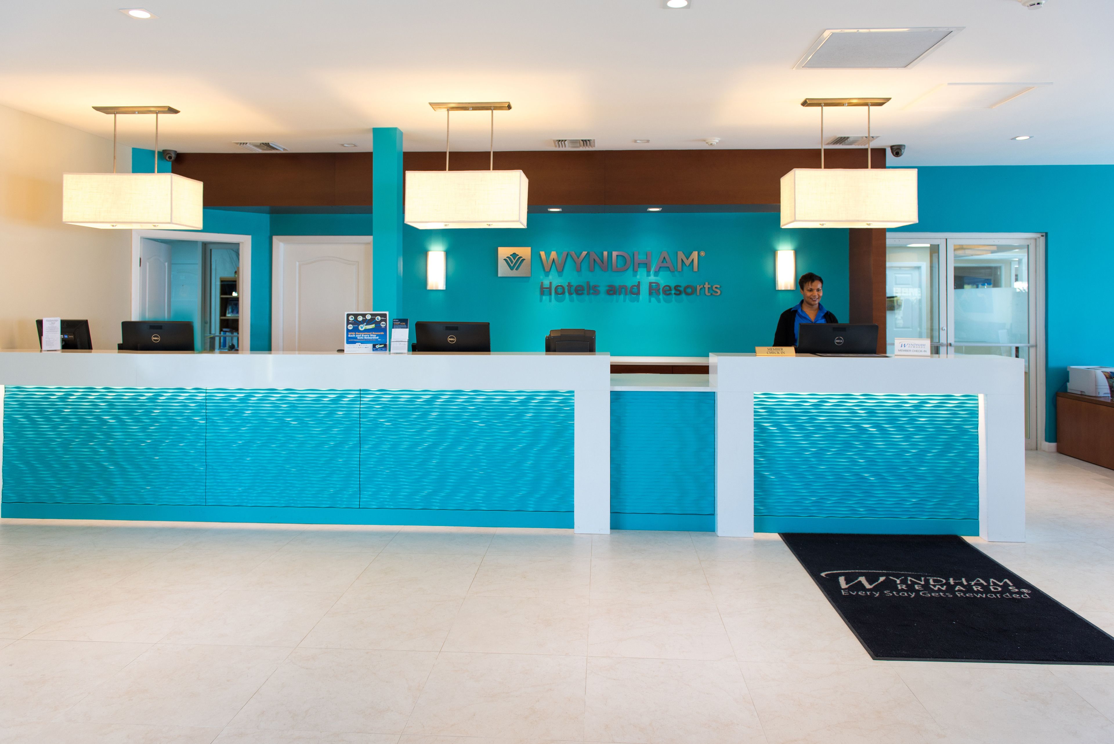 check-in/check-out kiosk