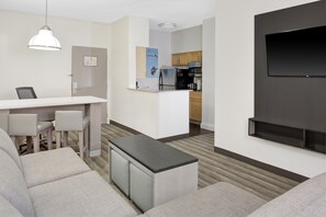 Suite, 1 Bedroom | Living area | Flat-screen TV, Netflix, Hulu, streaming services