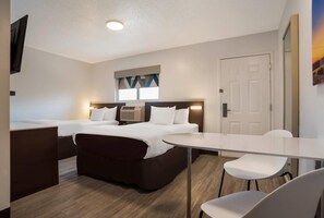 Double Room, 2 Double Beds, Non Smoking | Iron/ironing board, rollaway beds, free WiFi, bed sheets - Suburban Studios Biloxi North Area (D'Iberville)