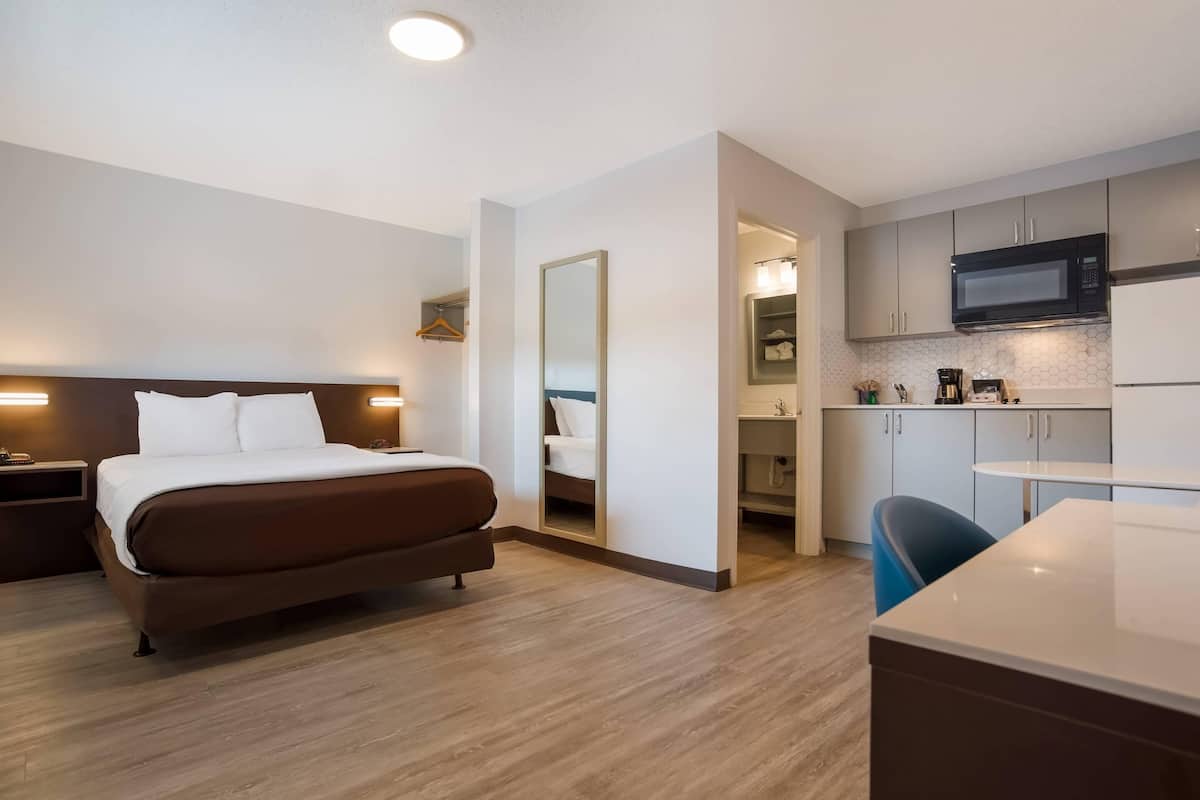 Chambre, 1 grand lit, non-fumeurs | Fer et planche à repasser, lits pliants/supplémentaires, Wi-Fi gratuit