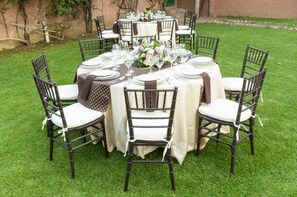 Área de bodas al aire libre
