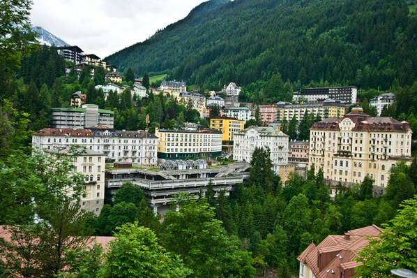 Blick von der Unterkunft