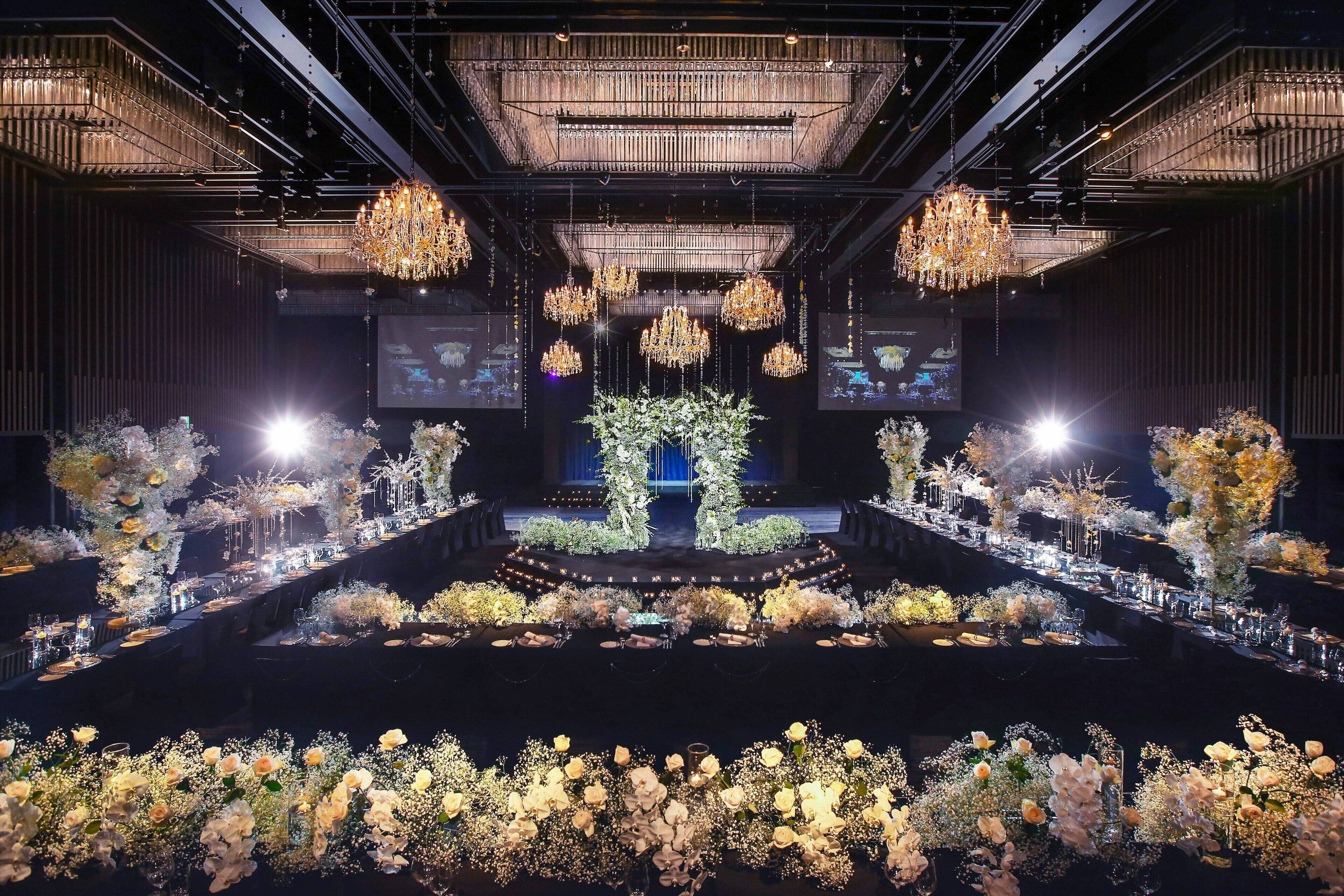 indoor wedding