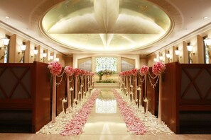Área interna para casamento