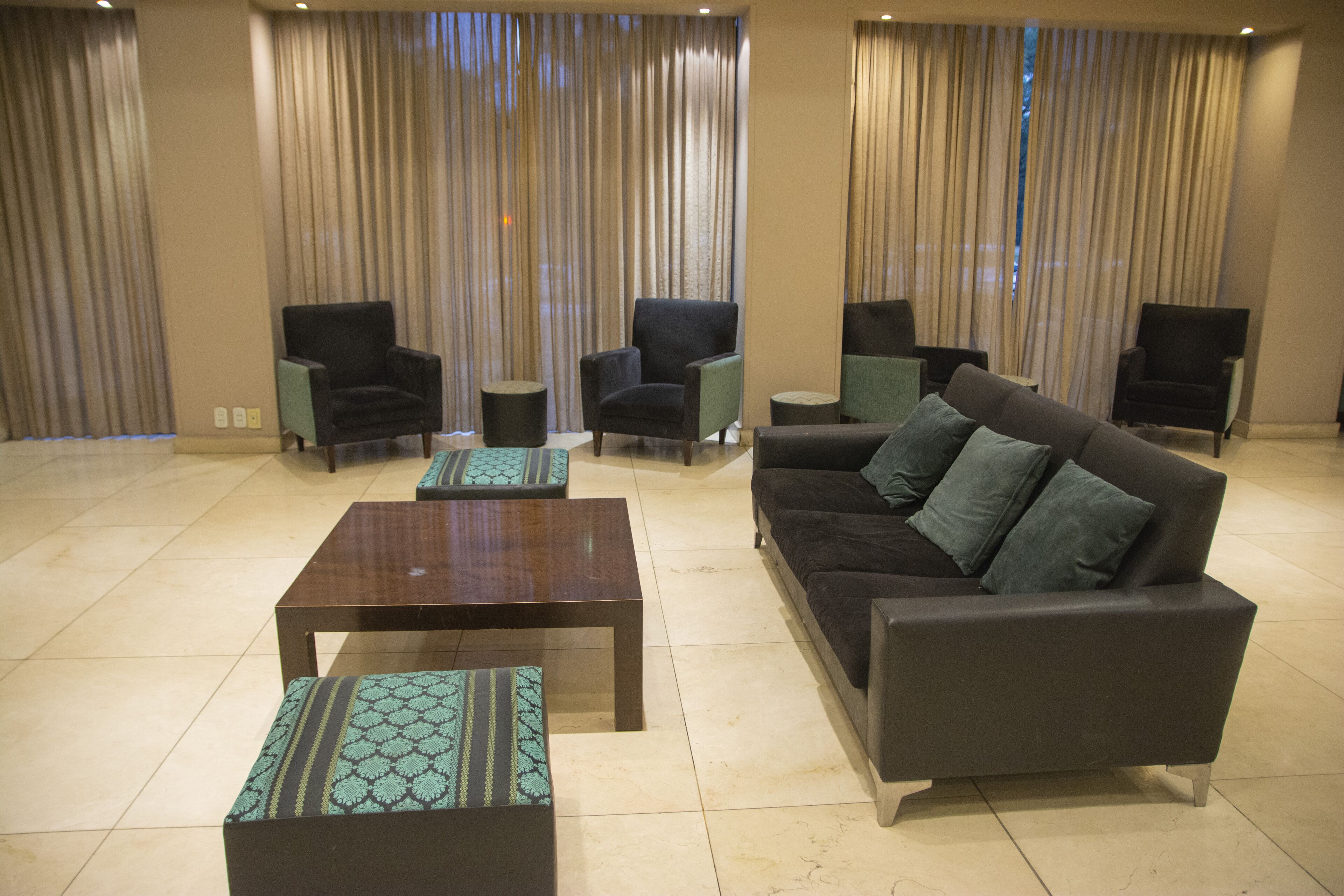 Lobby sitting area