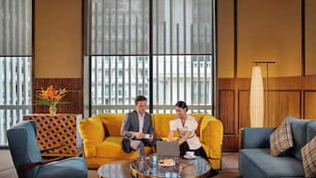 Quarto executivo, 1 cama King | Vista para a cidade