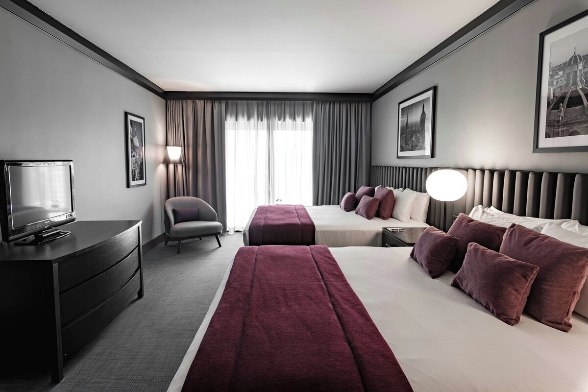 Premium Room, 2 King beds with Sofabed (Opal Lounge Access) | Premium bedding, down duvets, minibar, in-room safe