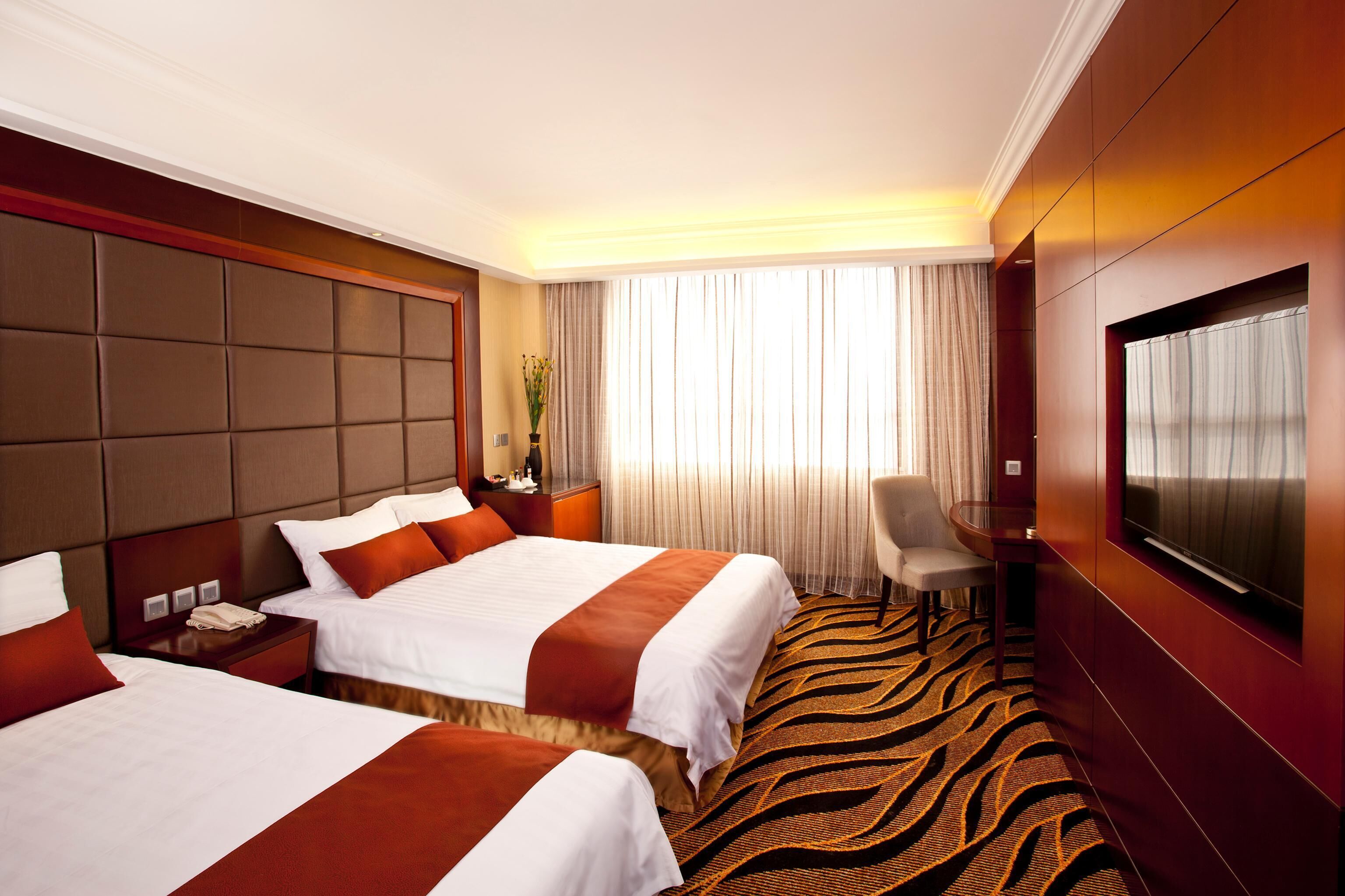 In-room safe, desk, blackout drapes, iron/ironing board (on request)