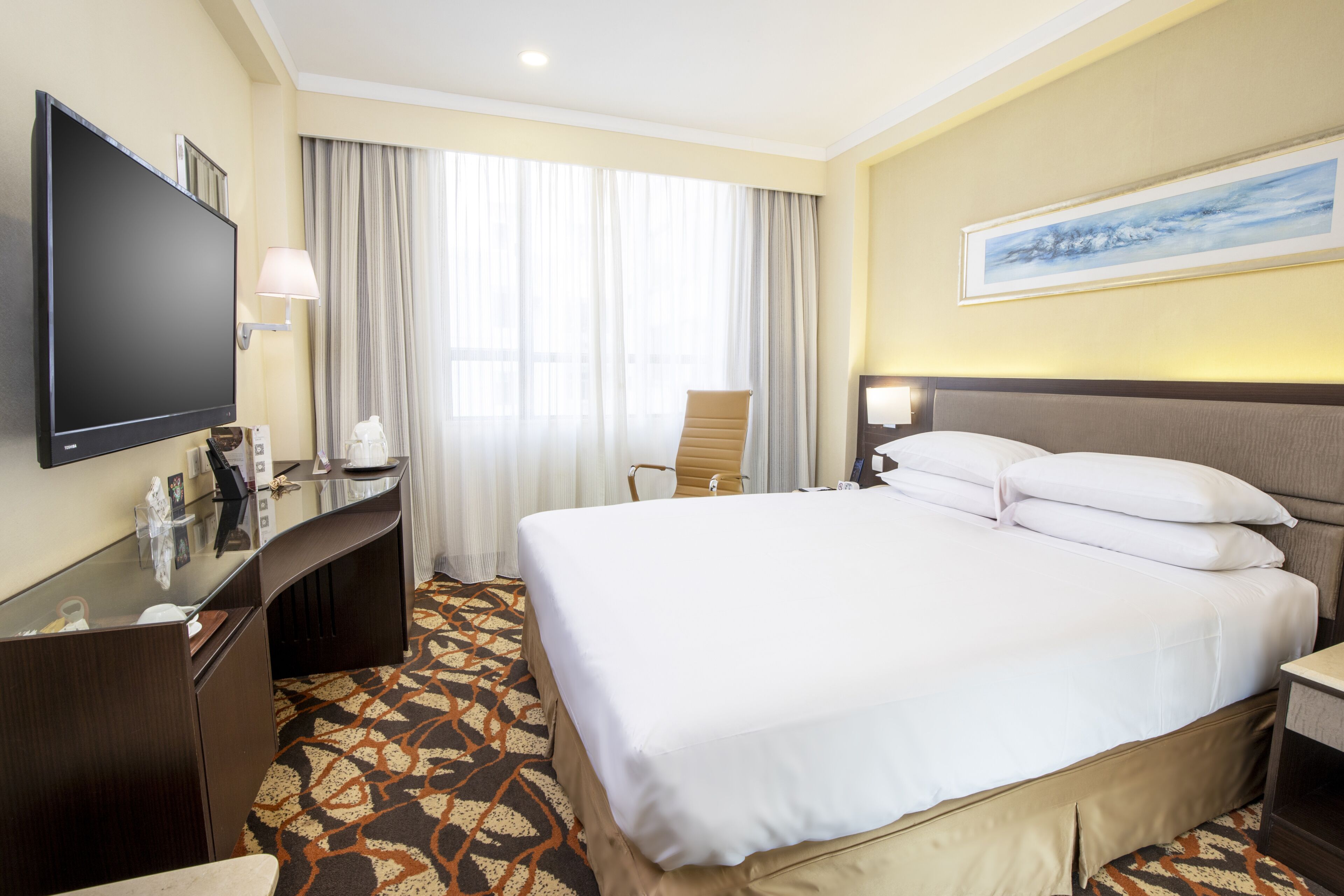 In-room safe, desk, blackout drapes, iron/ironing board (on request)