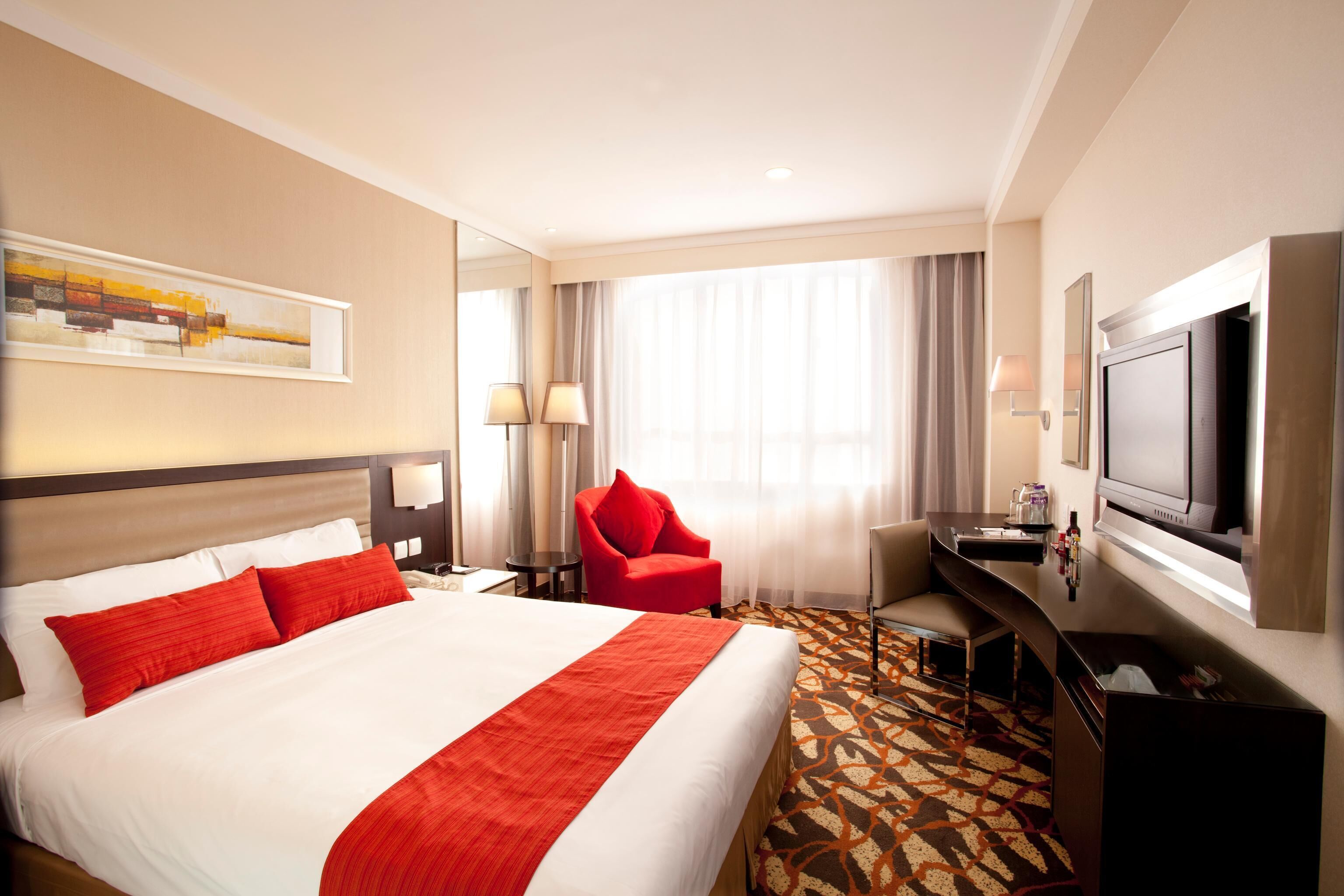 In-room safe, desk, blackout drapes, iron/ironing board (on request)