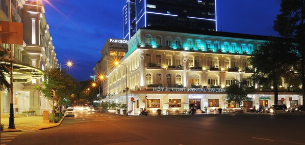 Front of property – evening/night