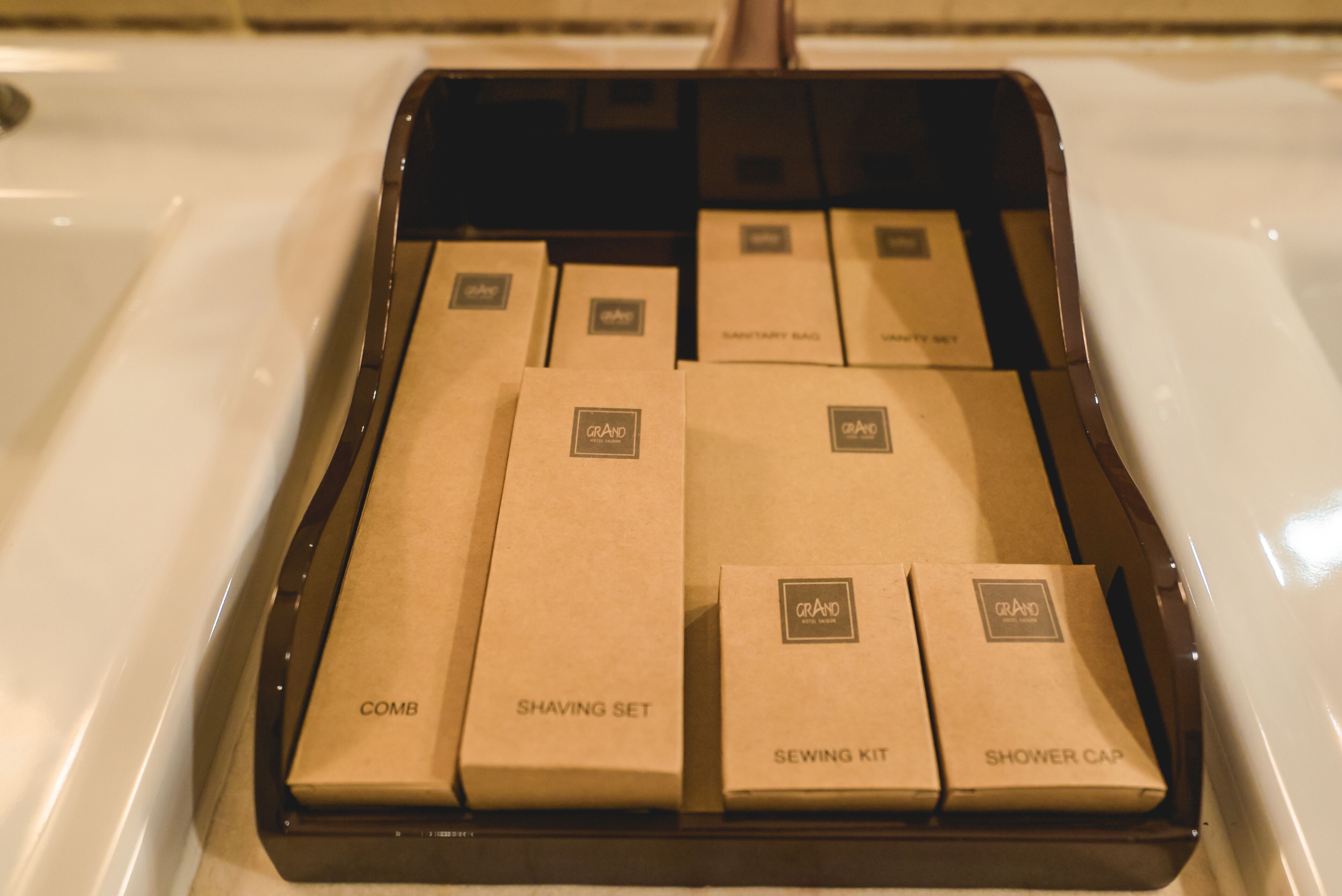 senior deluxe king | bathroom amenities | separate bathtub and shower, rainfall showerhead, free toiletries