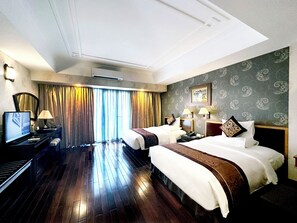 ห้องสวีท (Rex) | 1 ห้องนอน, เครื่องนอนระดับพรีเมียม, มินิบาร์, ตู้นิรภัยในห้องพัก