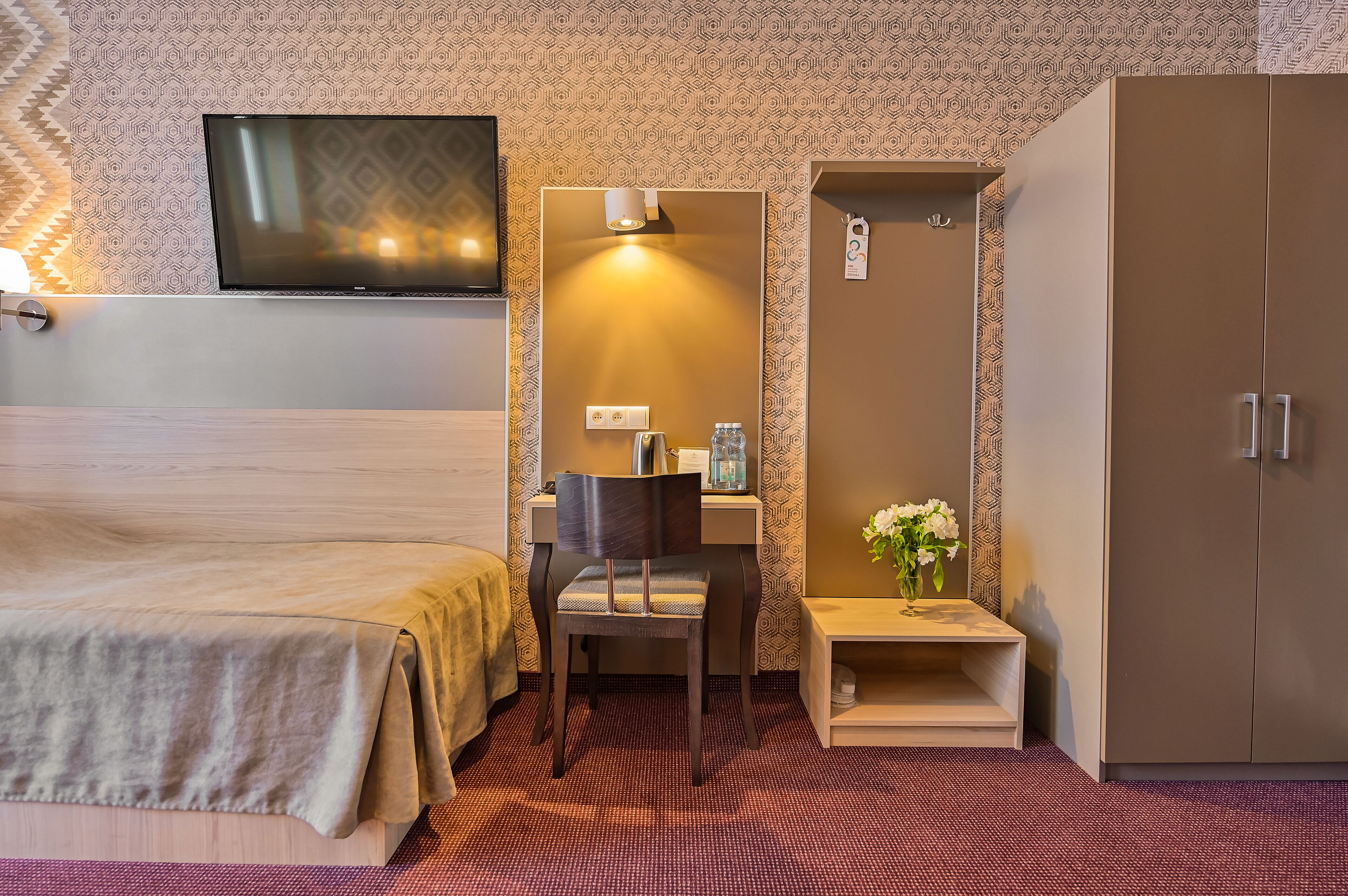 desk, iron/ironing board, free wifi, bed sheets