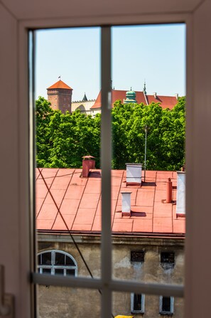 Blick von der Unterkunft