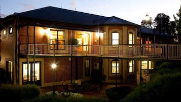 Front of property – evening/night