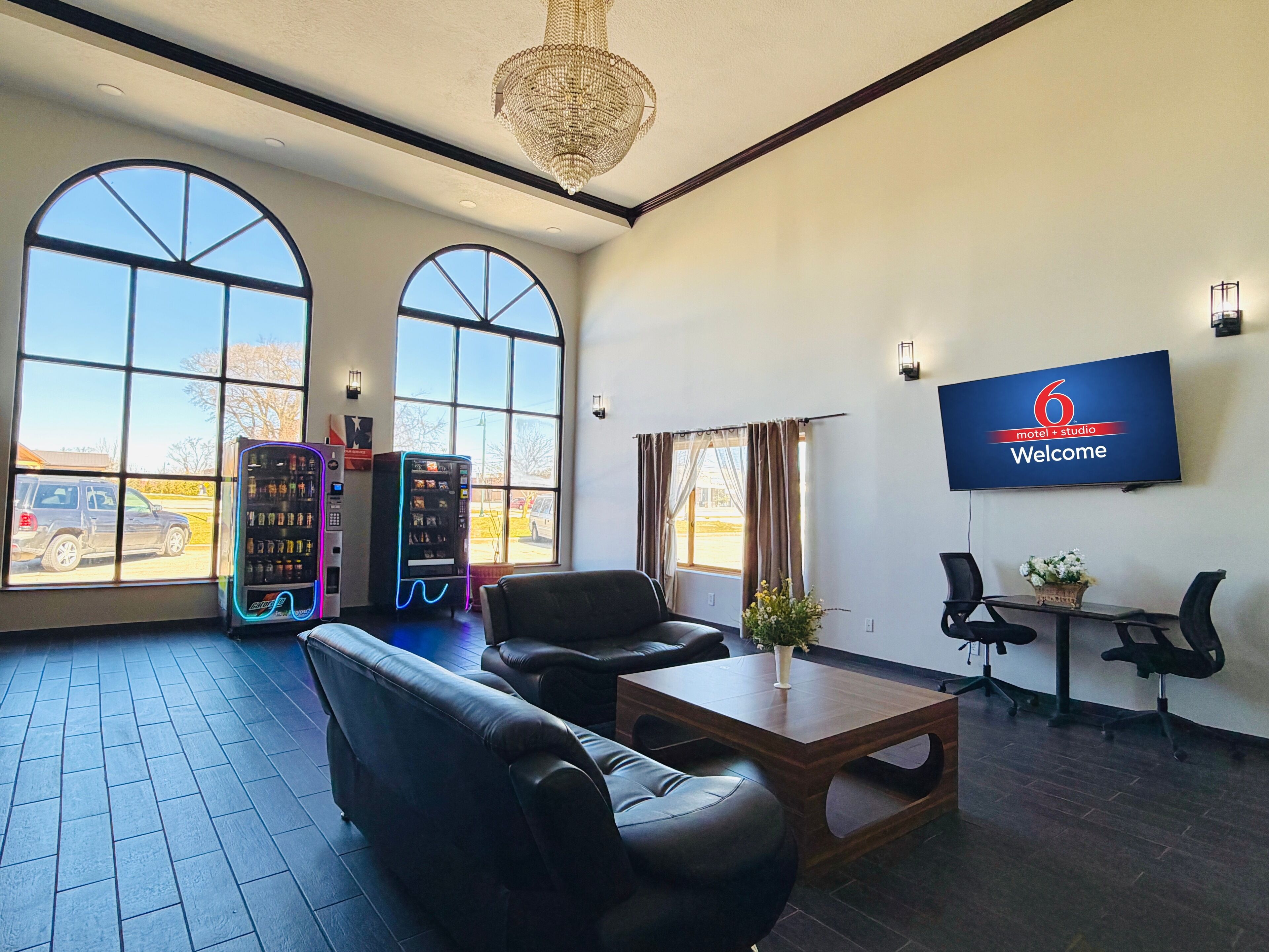 Zona de estar del vestíbulo