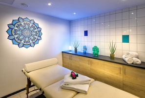 Sauna, massages