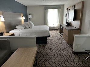 Premium bedding, pillow-top beds, desk, iron/ironing board