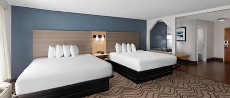 Studio Suite, Non Smoking (2 King Beds) | Premium bedding, pillowtop beds, individually decorated