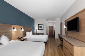 Room, 2 Queen Beds, Mobility Accessible, Non Smoking (Bathtub with Grab Bars) | Premium bedding, pillowtop beds, individually decorated