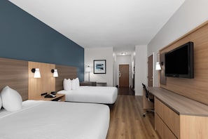 Room, 2 Queen Beds, Mobility Accessible, Non Smoking (Bathtub with Grab Bars) | Premium bedding, pillowtop beds, individually decorated