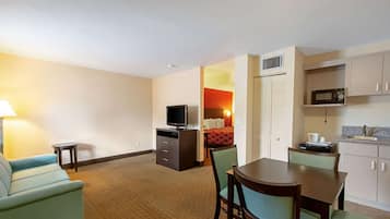 Pillow-top beds, iron/ironing board, free WiFi, bed sheets