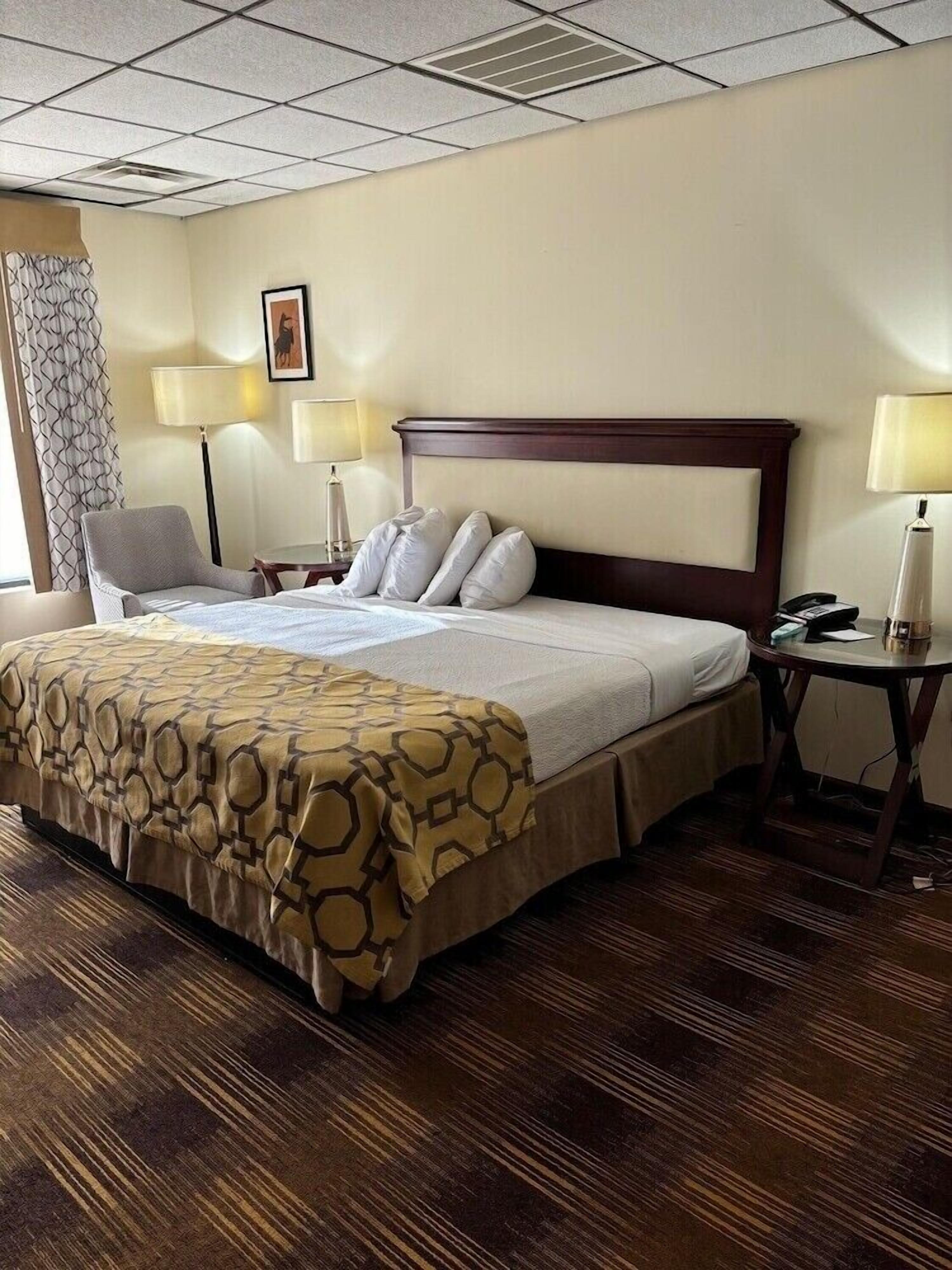 In-room safe, blackout drapes, iron/ironing board
