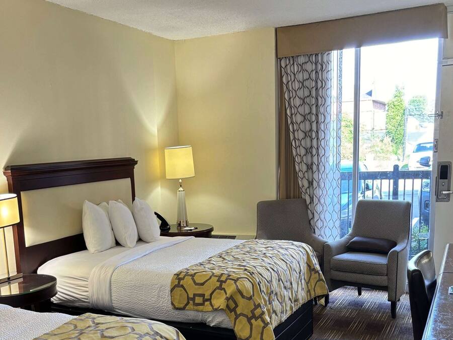 In-room safe, blackout drapes, iron/ironing board