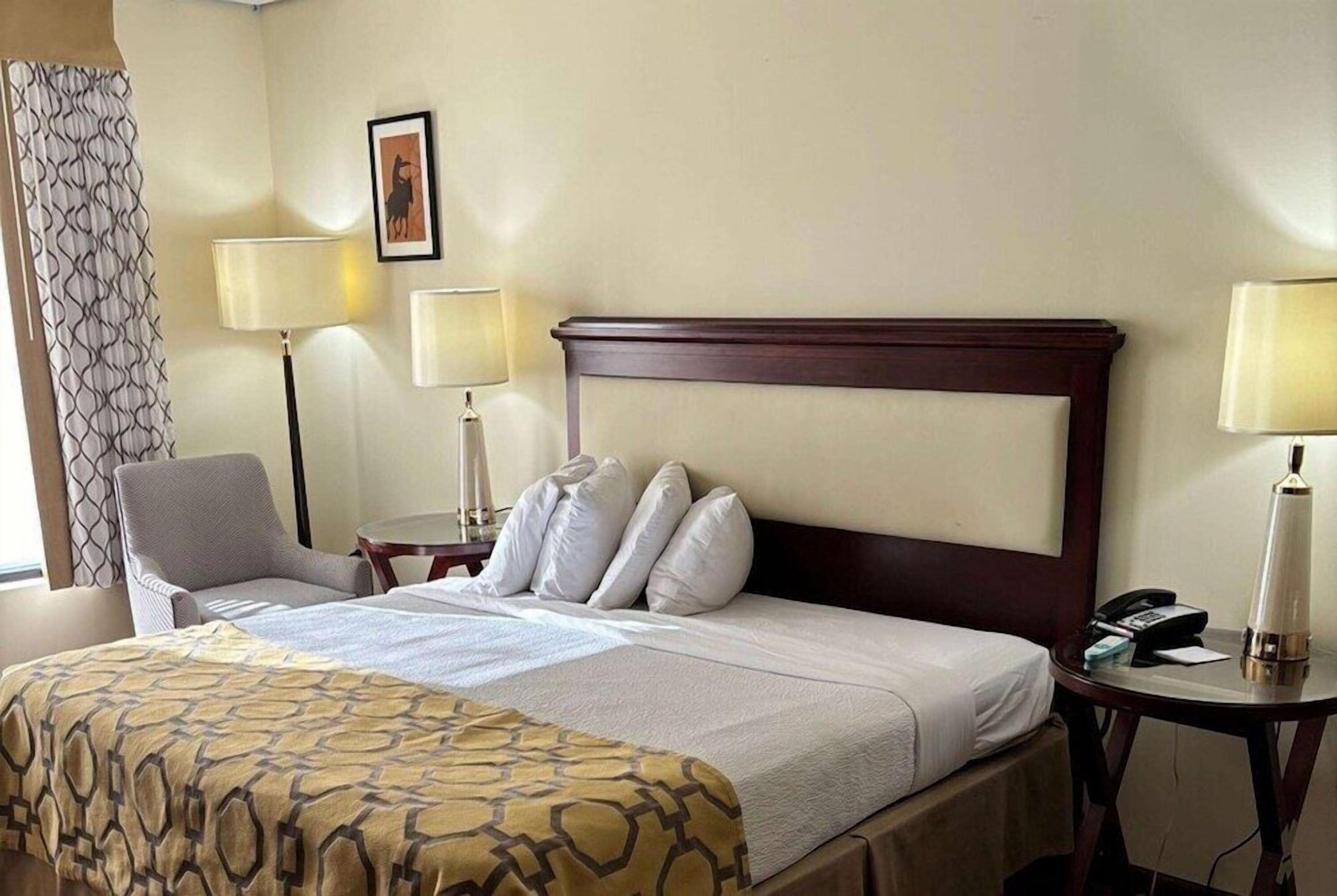 In-room safe, blackout drapes, iron/ironing board