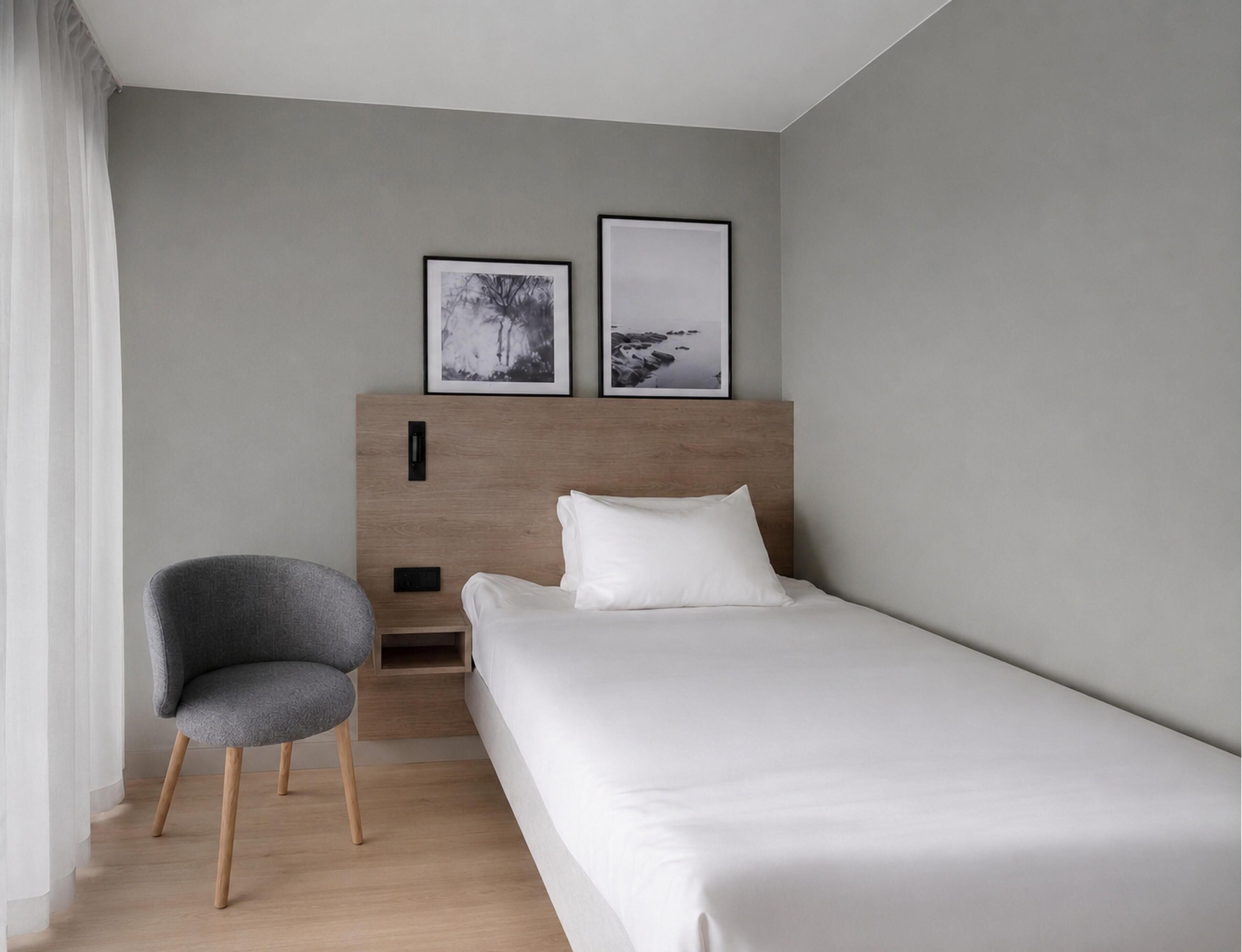Chambre simple | Literie hypoallergénique, rideaux d’obscurcissement