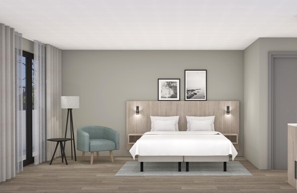 Ropa de cama hipoalergénica y minibar 